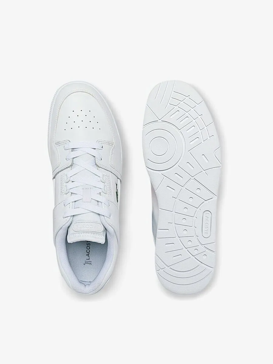 LACOSTE White Men’s Court Cage Leather Trainers