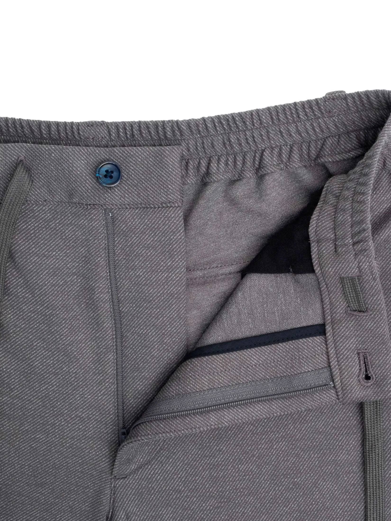 TAKEO KIKUCHI MEN GREY WOOL LIKE JERSEY AND COMFY PANTS