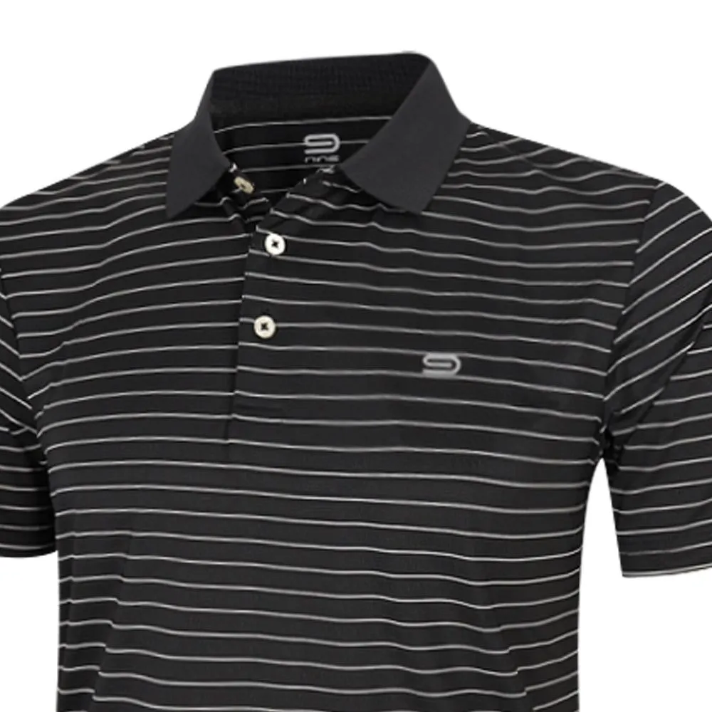 9NINE Men Golf Polo Shirt N25GOPOM04 Black - 9N358AP612EKTH