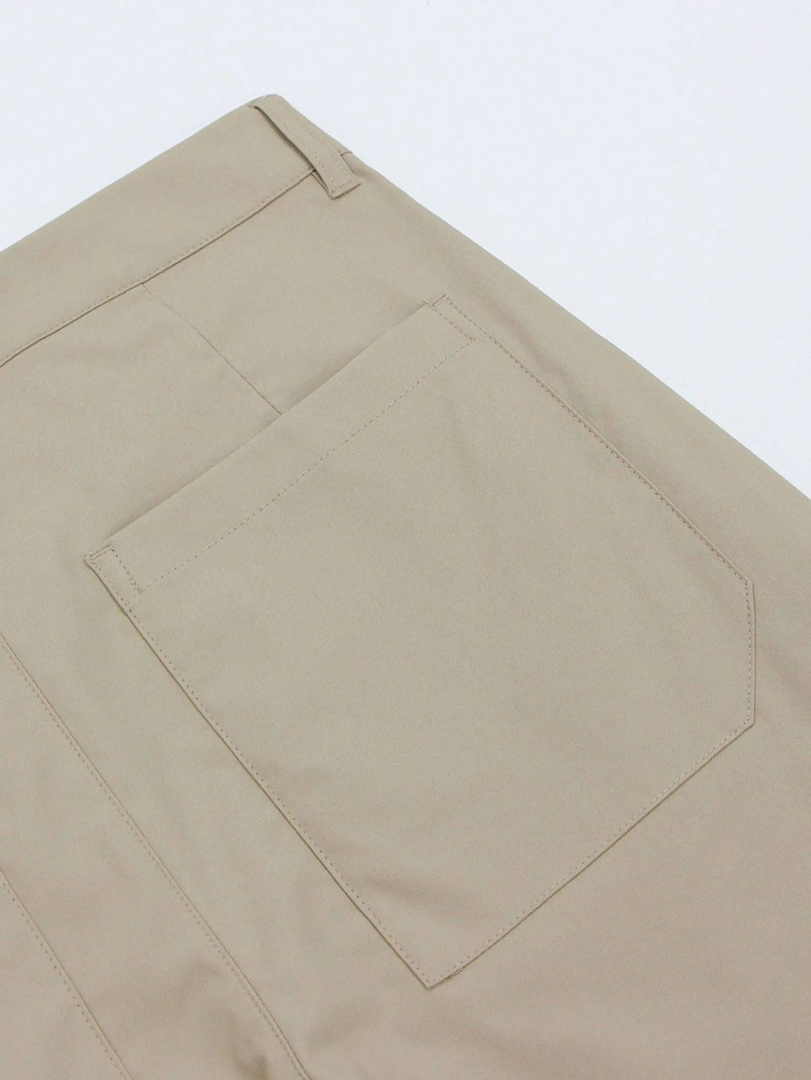 GIORDANO Men's Regular Stretch Khaki Pants Crockery khaki