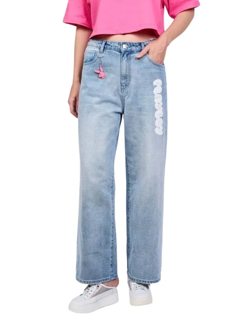 PLAYBOY Women's pants   SKU P1WB252JL014BL  Colour  Blue