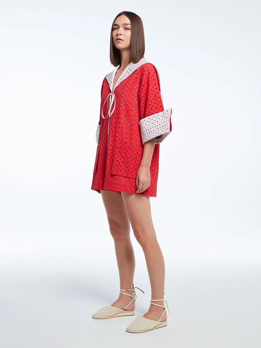 JANESUDA (SS23) Red Jumpsuit