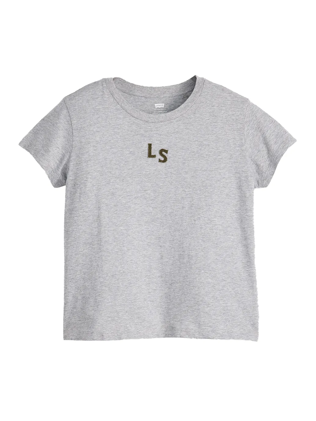 LEVI'S Women s Graphic Boxy T-Shirt Grey Size - L