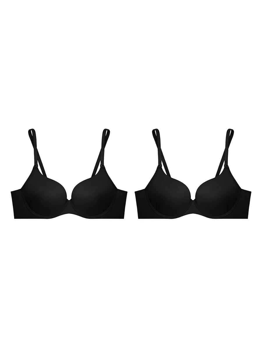 SABINA [Pack 2 Piece] Wire Bra Doomm Doomm Collection - Black