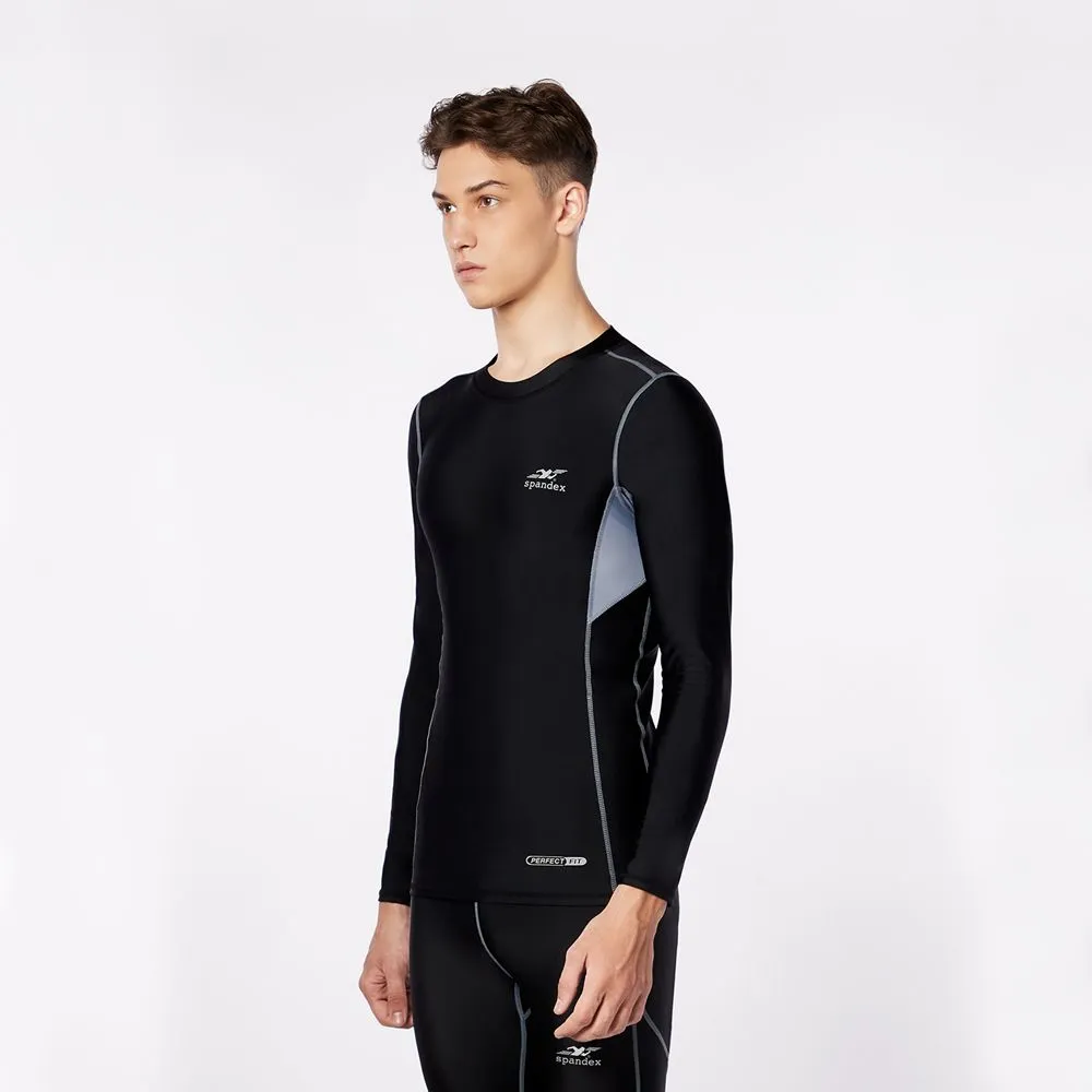 SPANDEX Black/Black-NS001-Compression top