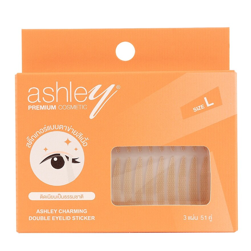 Ashley Charming Double Eyelid Sticker 60Pairs. Size L