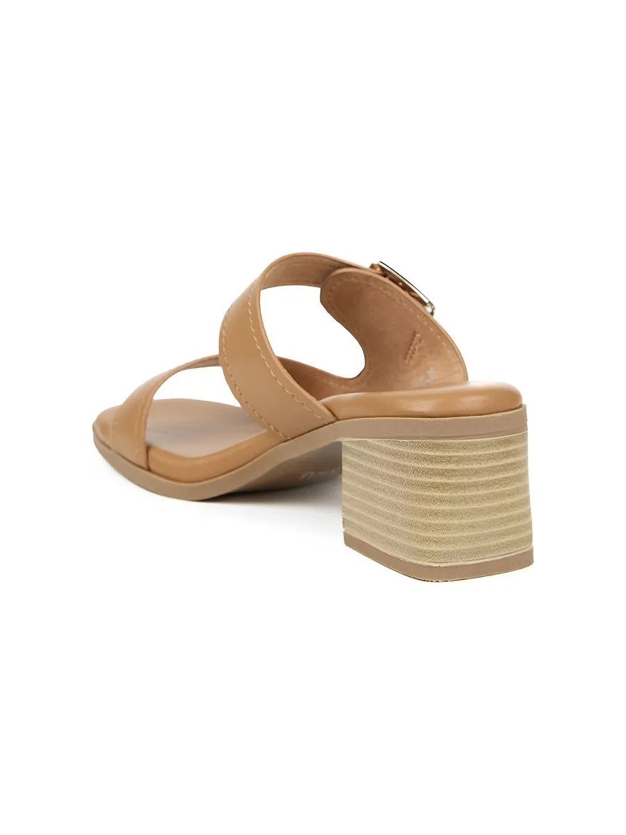 SHU WOWEN  BEDDY 2" SIGNET BELTS - BROWN