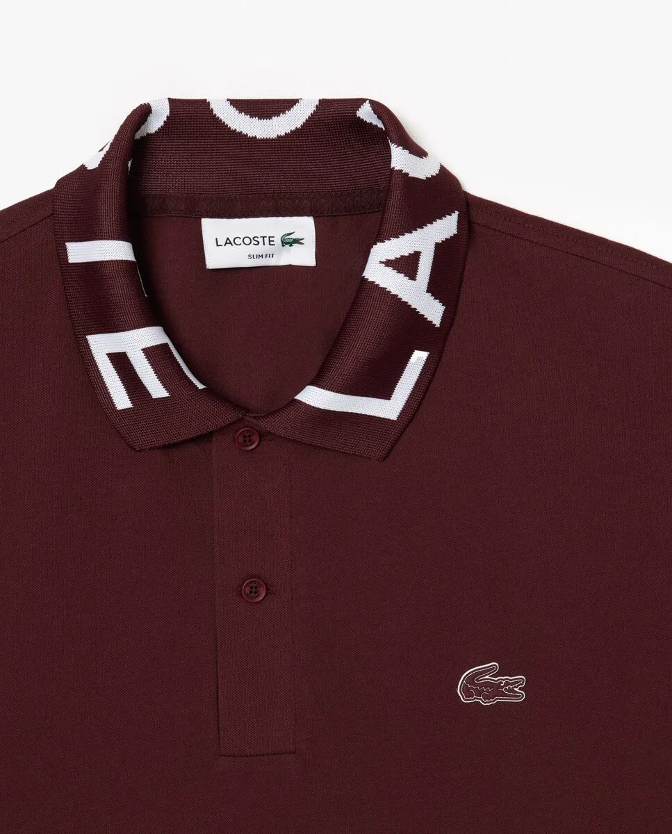 LACOSTE Slim Fit Lacoste Movement Piqu  Polo Shirt Red