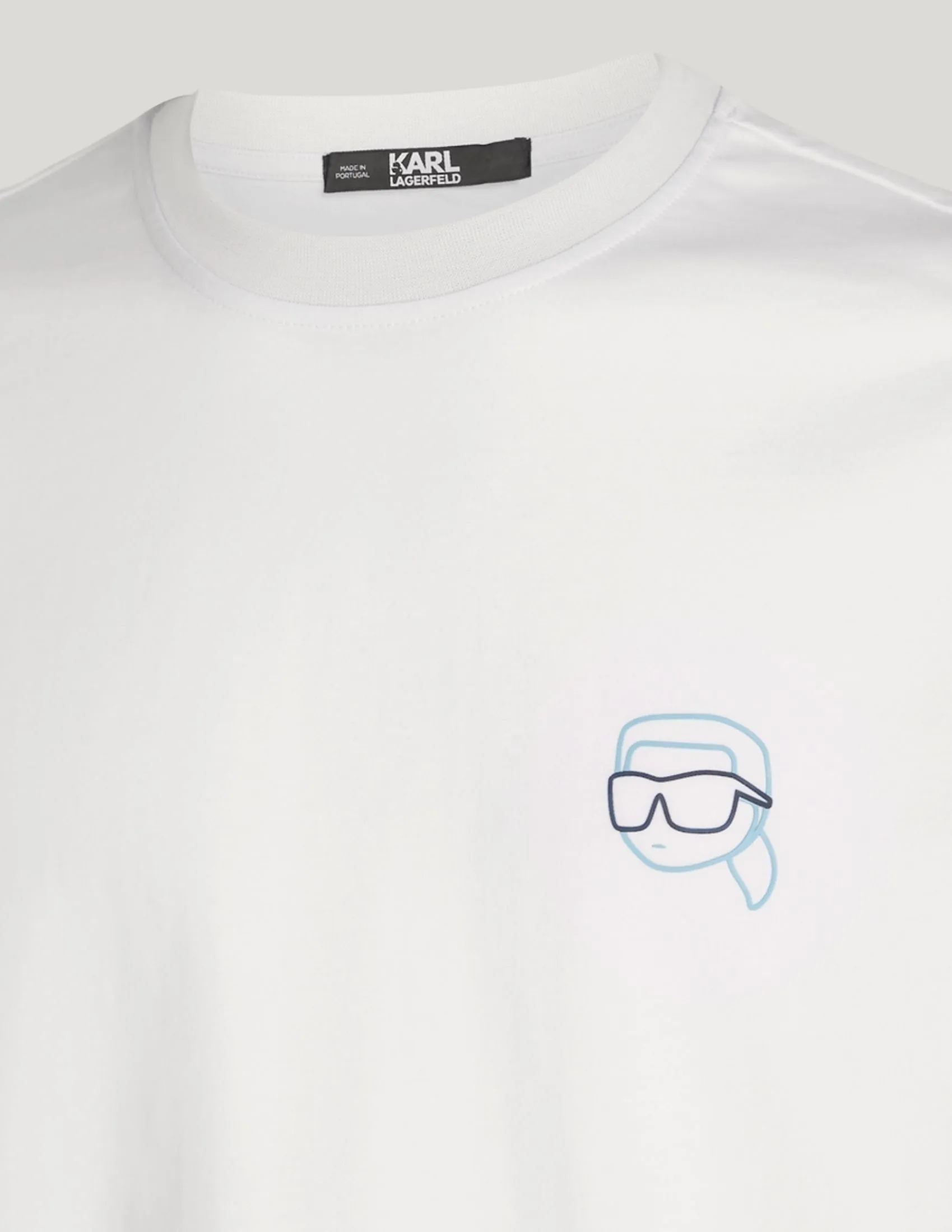 KARL LAGERFELD IKONIK 2.0 MINI COLOUR MEN T-SHIRT WHITE