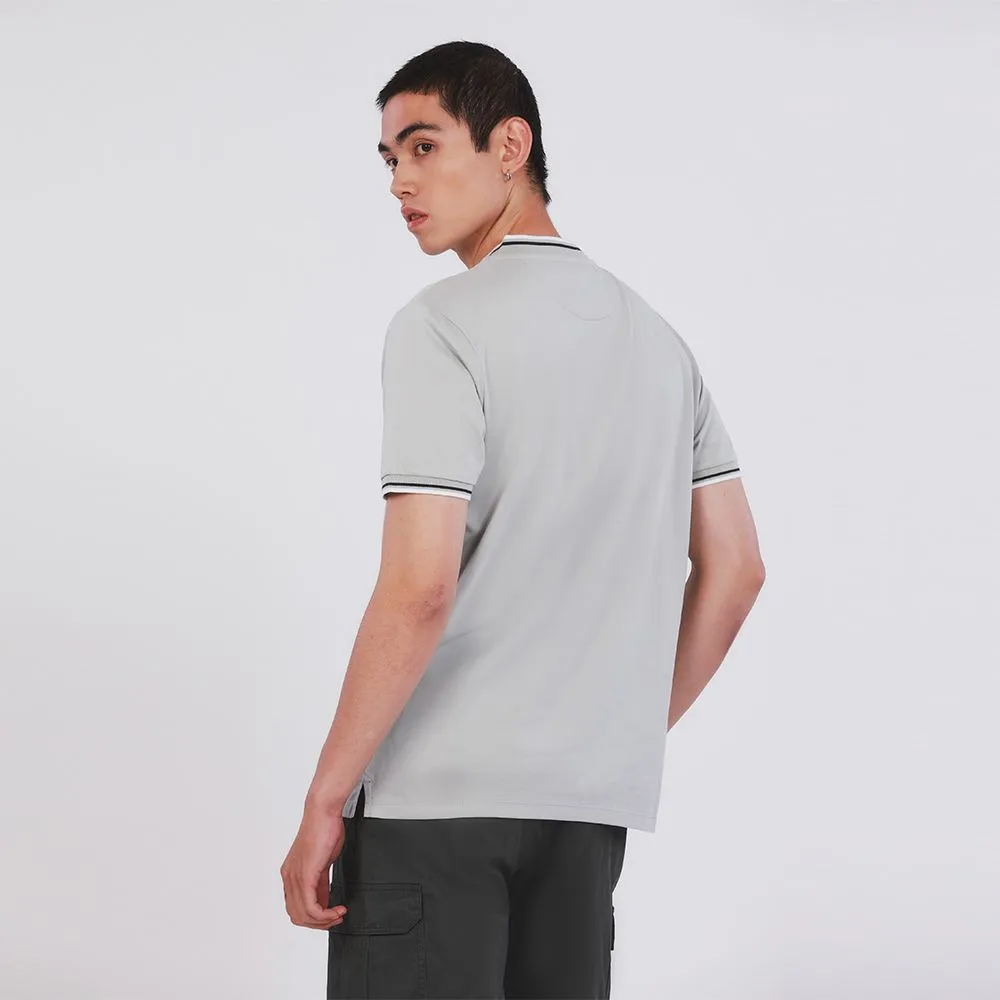 JOHN HENRY Men's Polo (Slim Fit) ESSENTIALS Grey