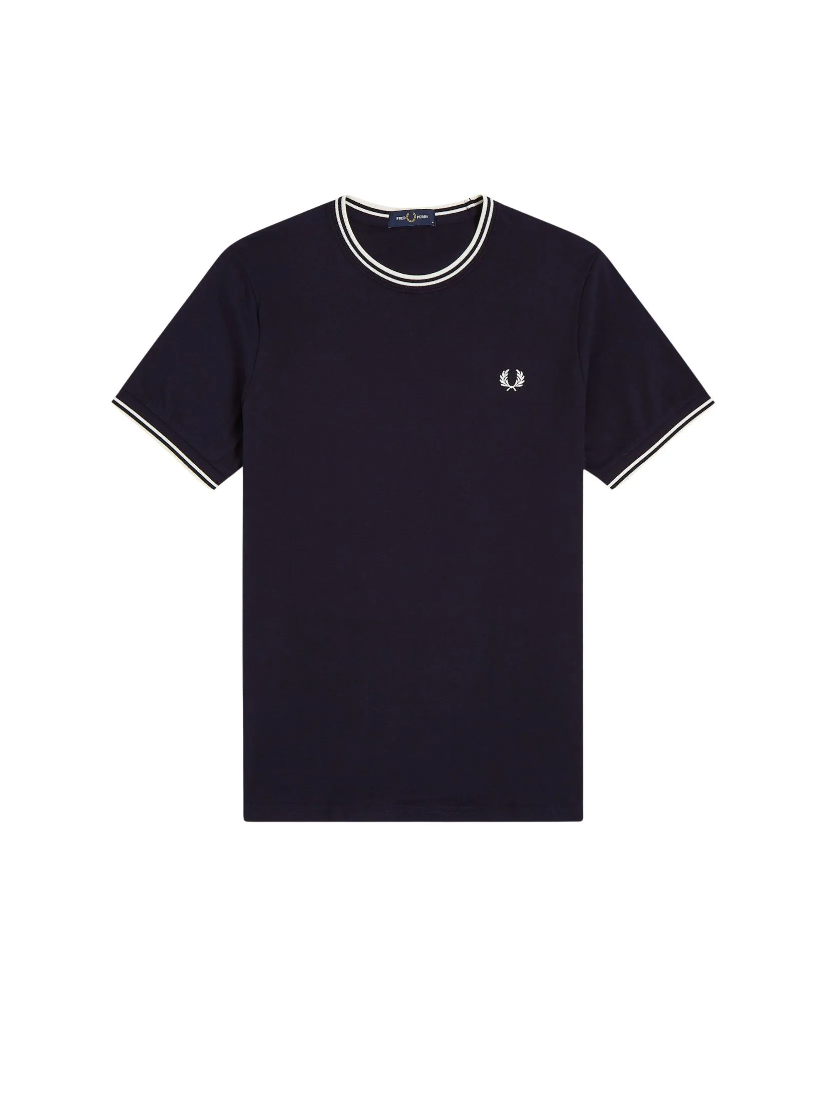 FRED PERRY Men TWINTIPPEDT-SHIRT Navy Blue