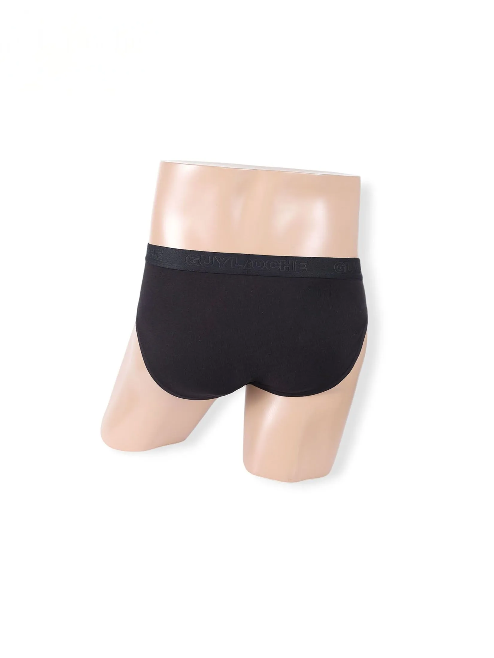 GUY LAROCHE INNERWEAR Men BRIEF Underwear PACK 2 Pcs. - Black