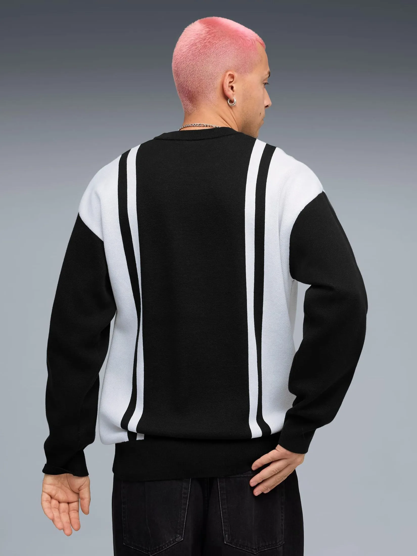 PUMA Unisex Sweater Future.Puma.Archive Relaxed Knitted PUMA Black-PUMA White