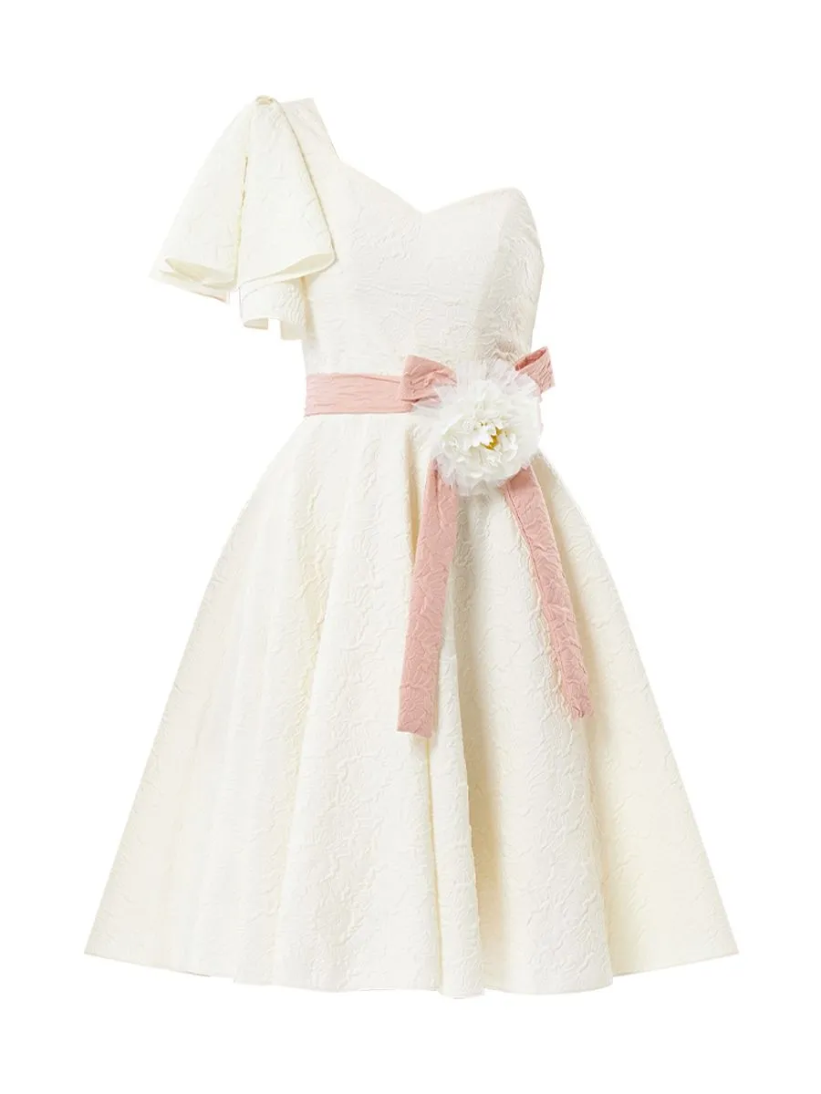 ICONIC WOMEN WHITE CALLA DRESS