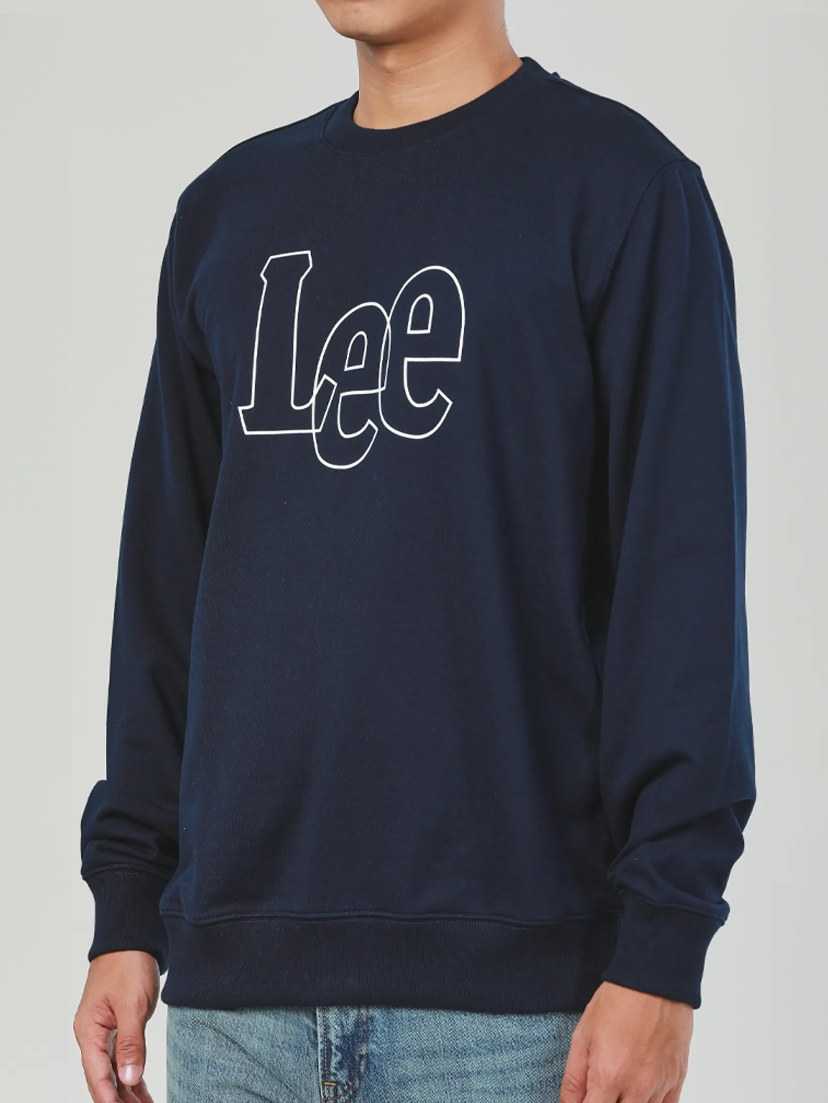 LEE Men s Sweatshirt Regular Fit Navy