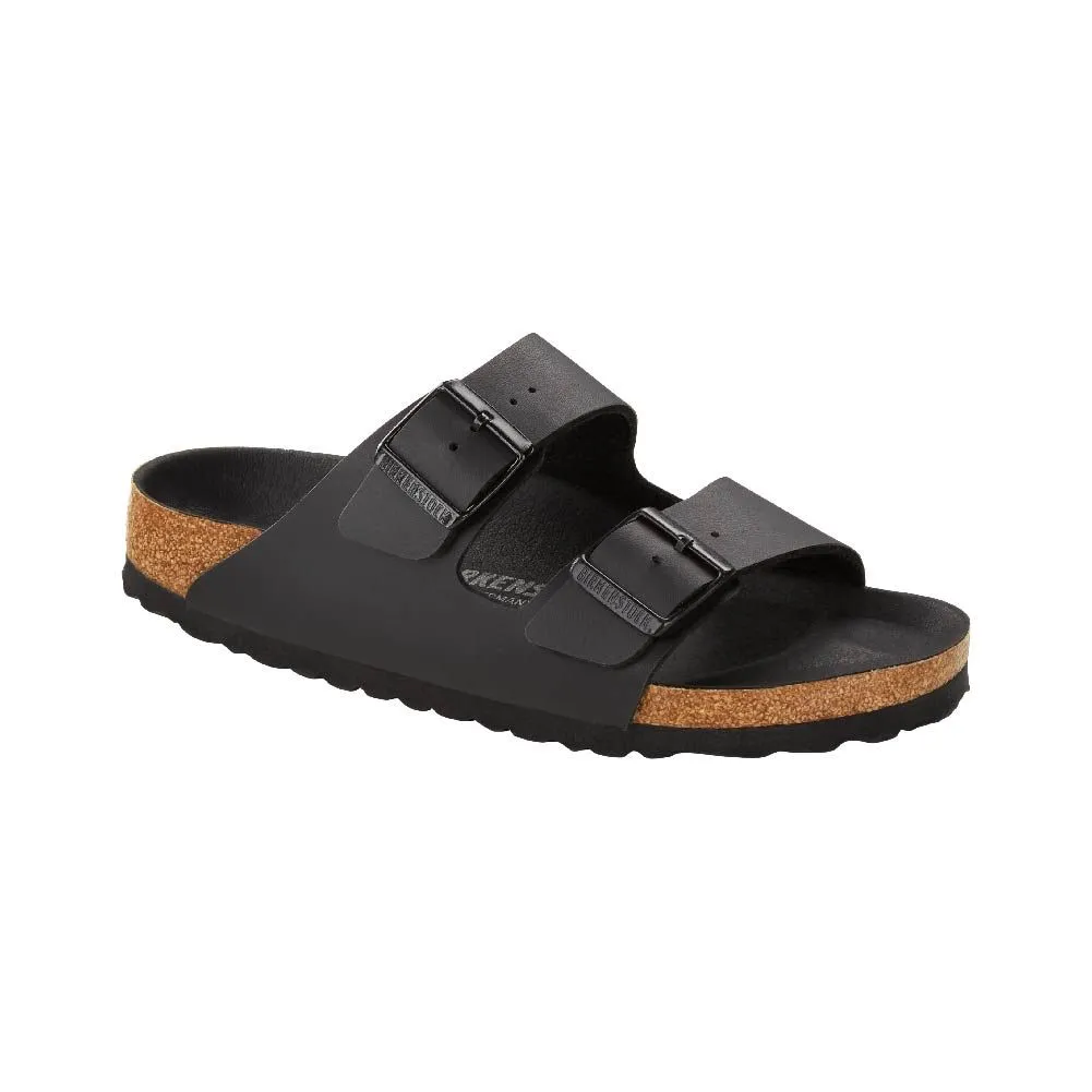 BIRKENSTOCK BLACK ARIZONA BIRKO-FLOR TRIPLES