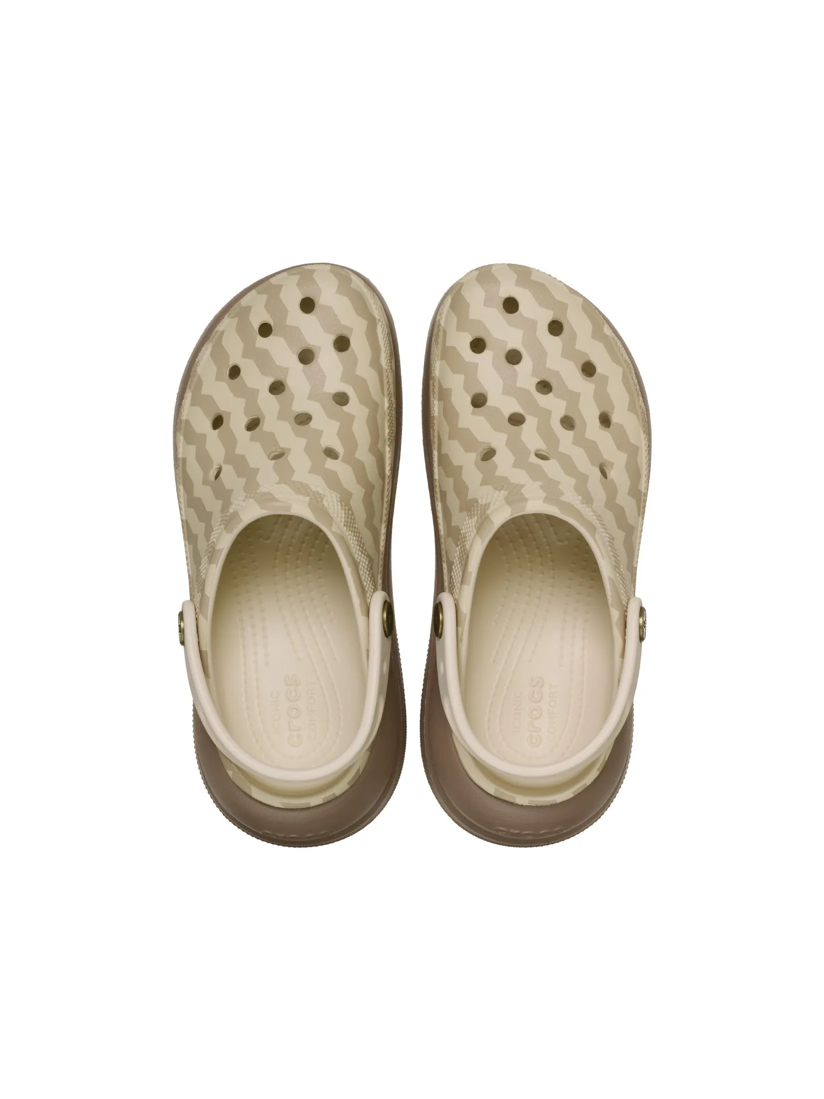 CROCS UNISEX CRUSH EASY ELEGANCE CLOG - LATTE