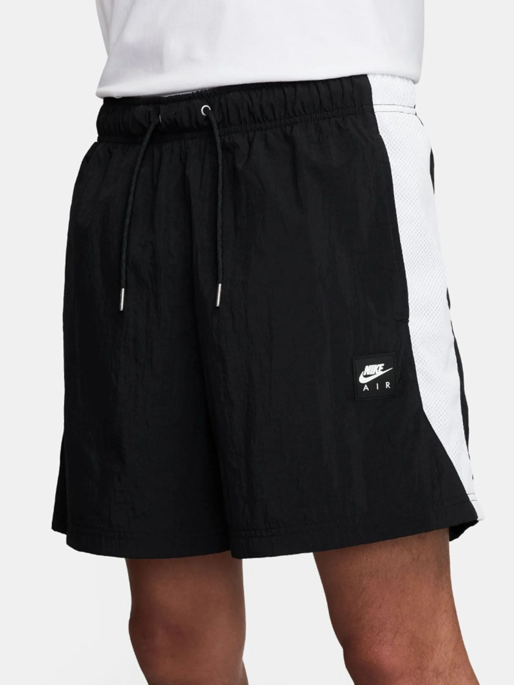 NIKE Men Shorts Air Woven Black/White/White
