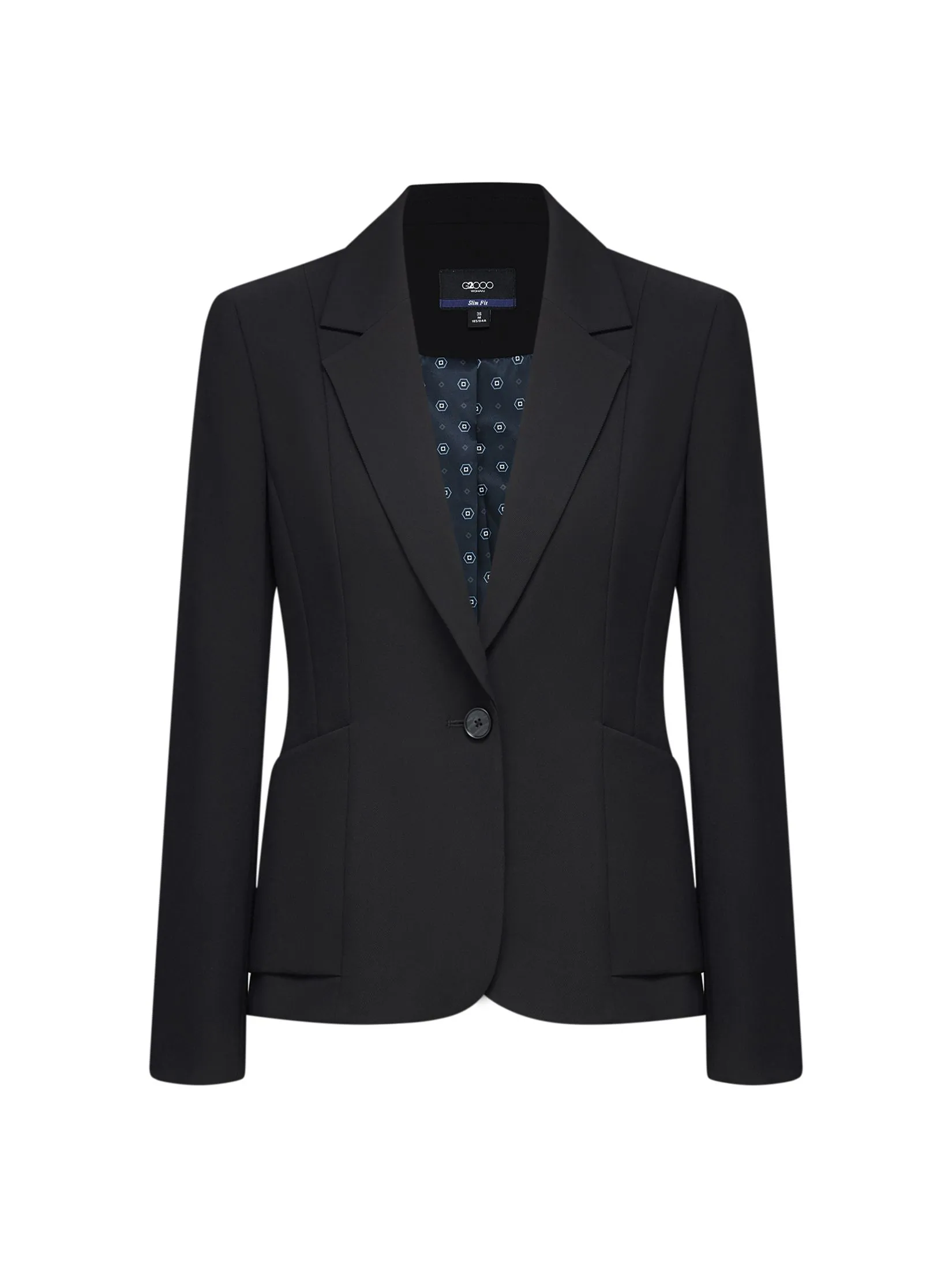 G2000 Women Clothing Cavalry Twill Slim Fit Suit Blazer  Slim Fit - Black Size - 34 EU