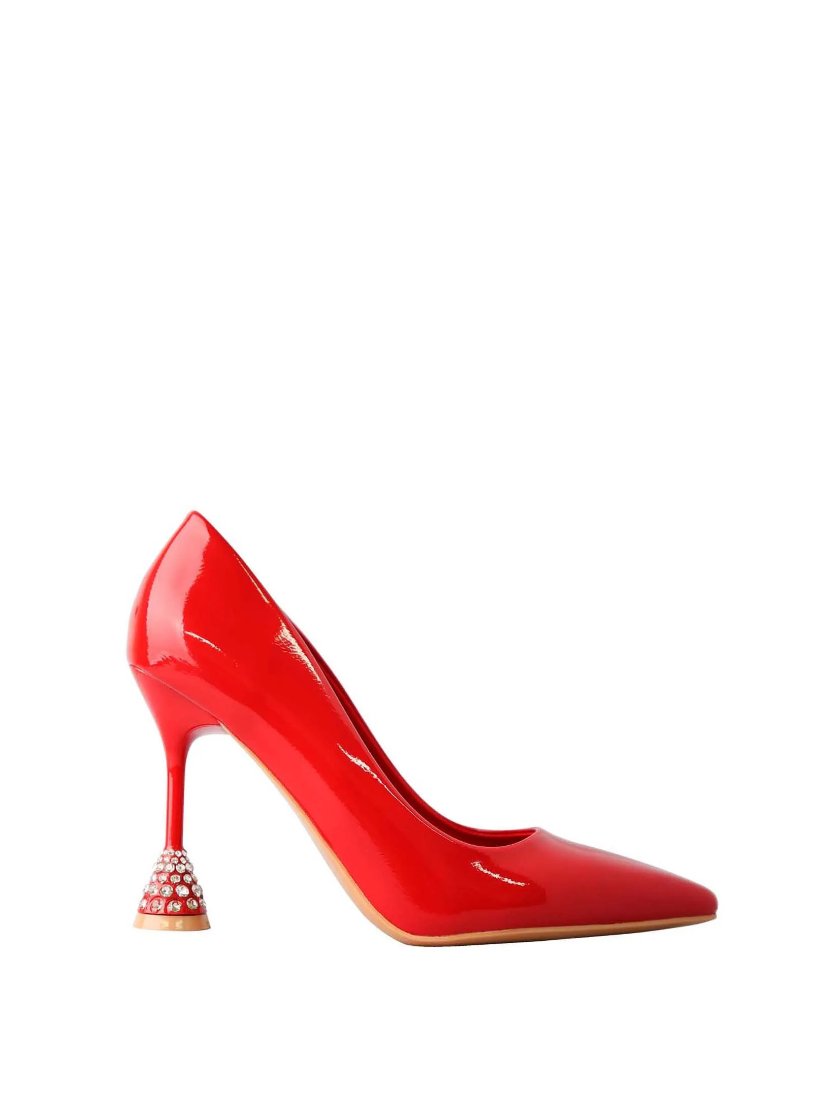 VILLAINS SF LACEY-JWL Women's Pumps CHERRY