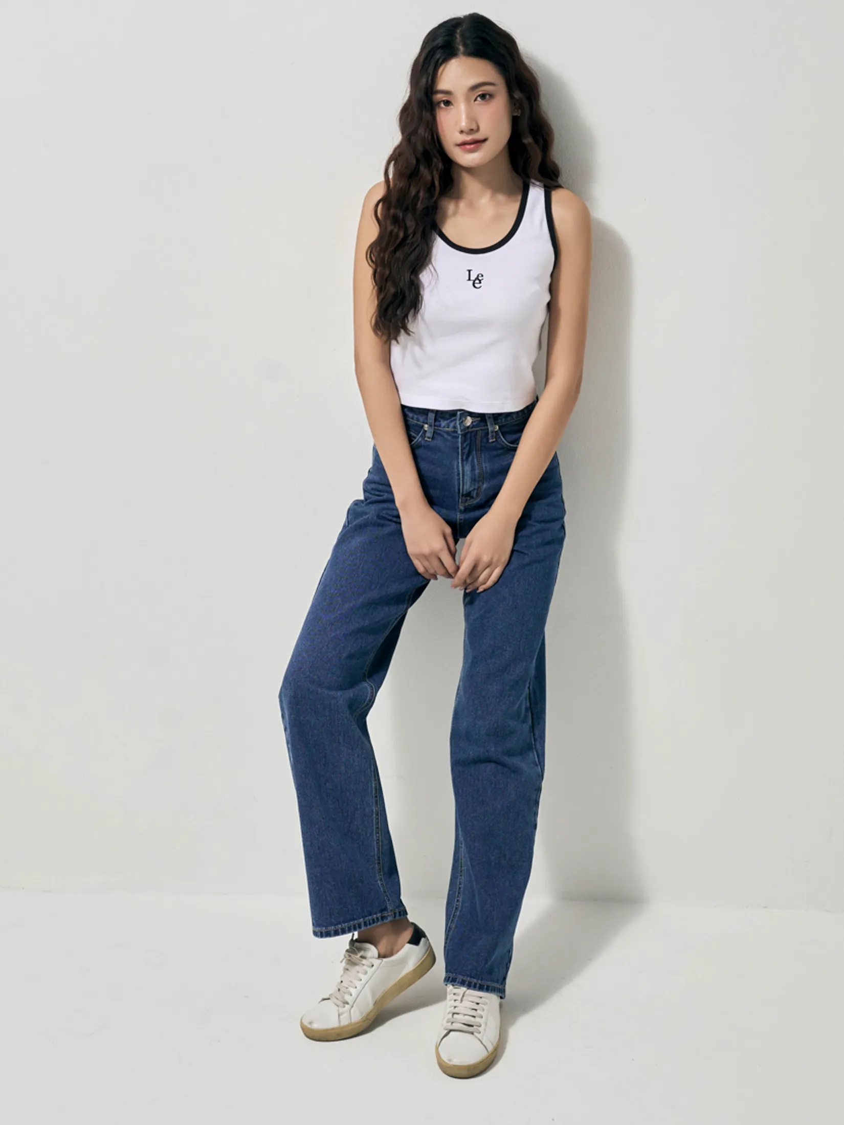 LEE Women s Jeans Lee Pink Collection High Comfort Fit Mid Indigo