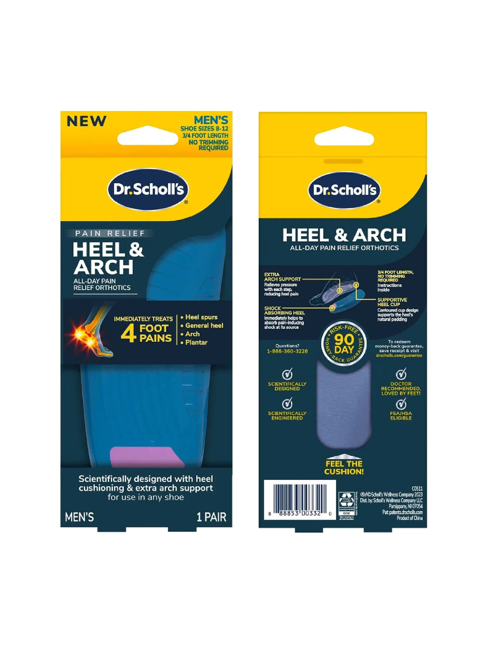 SCHOLL Dr.Scholl's Pain Relief HEEL & ARCH
