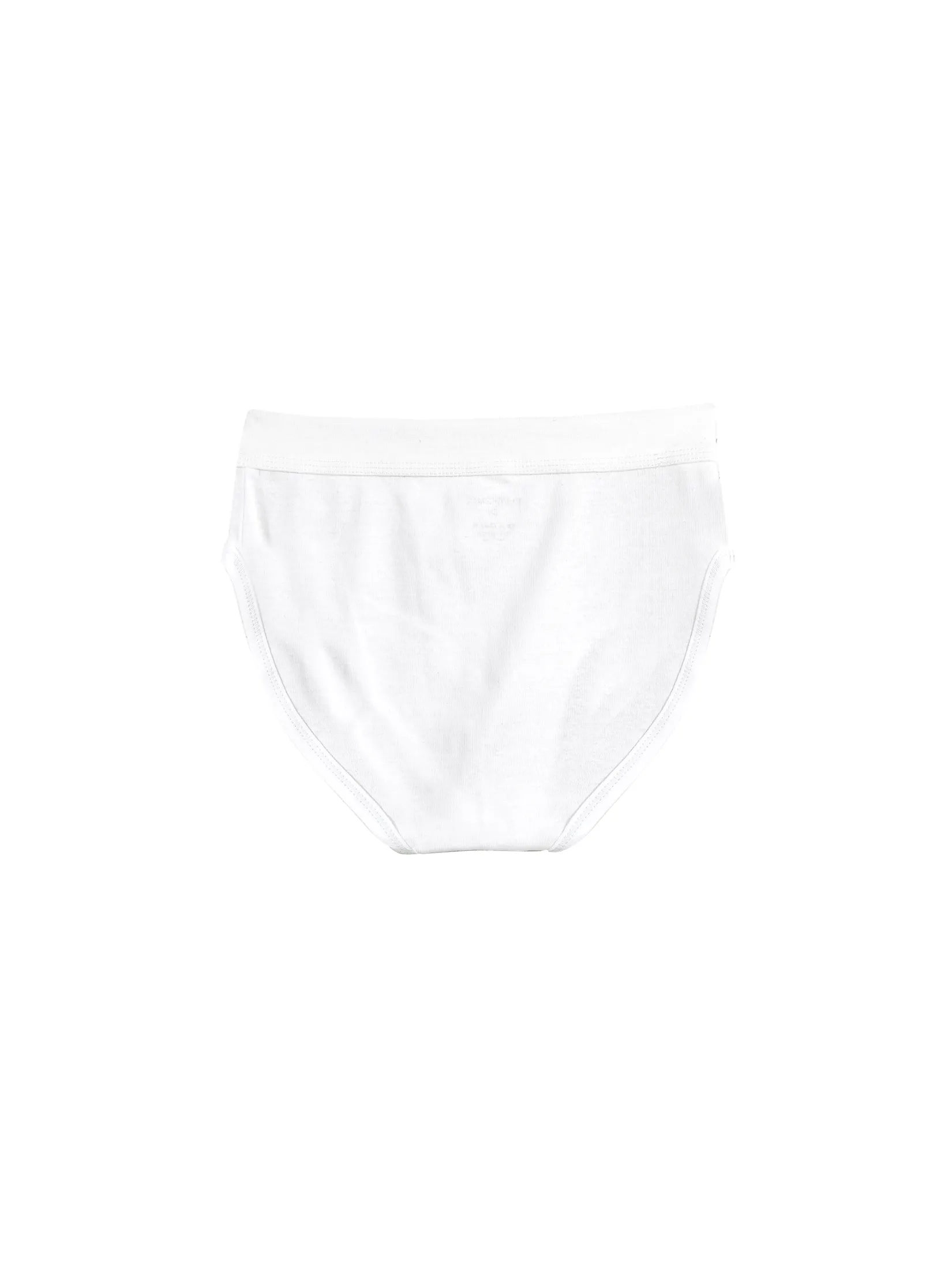 ELLE HOMME Men's underwear BRIEF style 100% COTTON KUF9999 ( 1 Pack/ 3 Pcs. ) - White