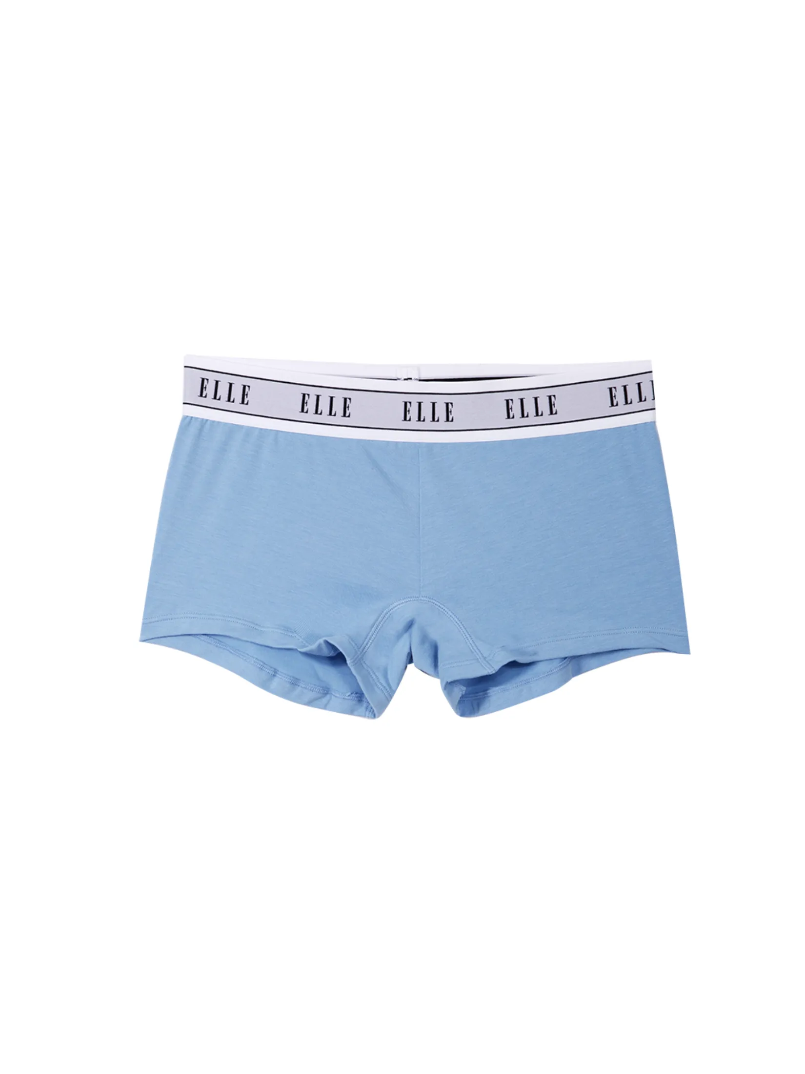 ELLE LINGERIE Women’s Boxer Panty Cotton  LU9320 - Blue Size - L