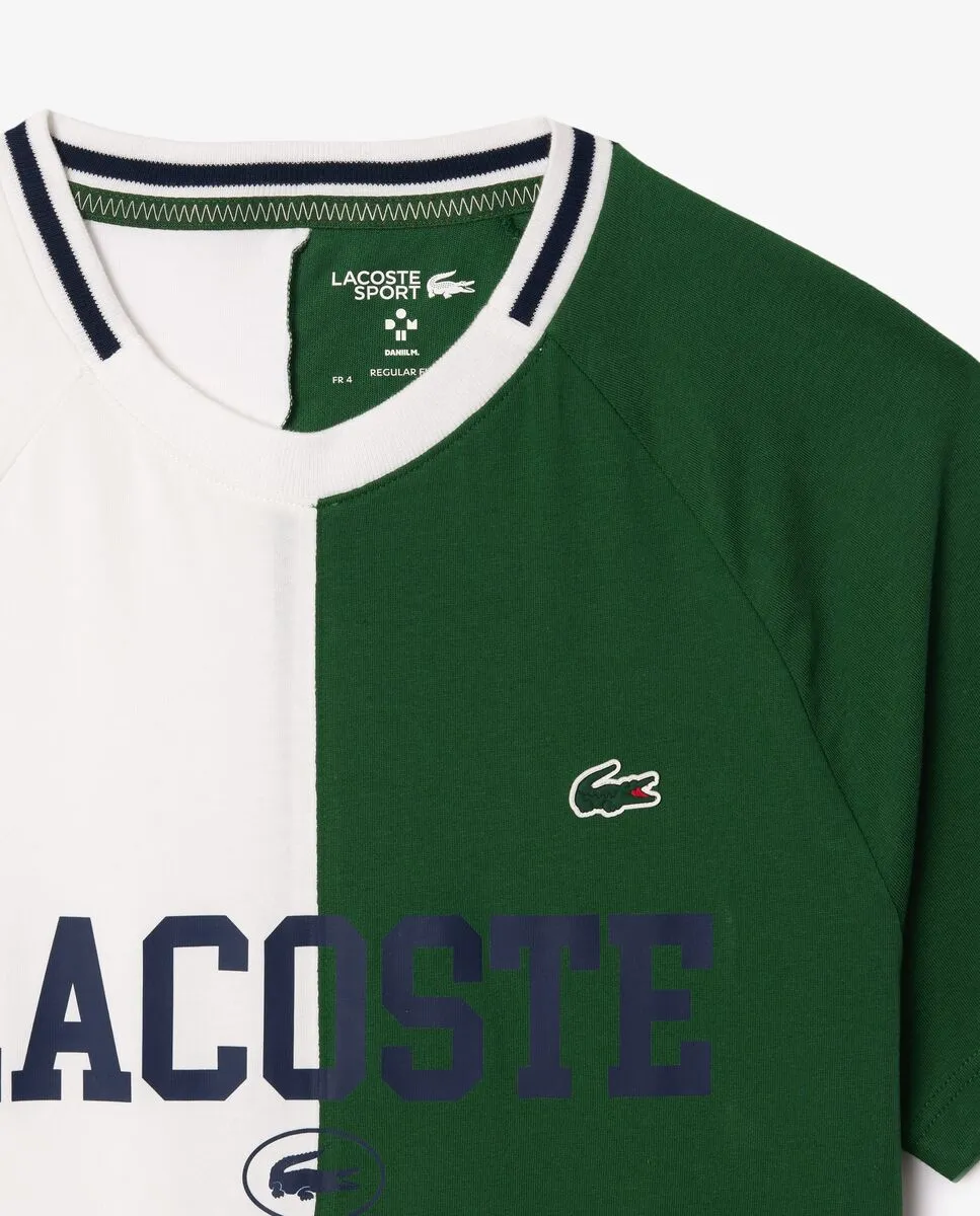 LACOSTE Lacoste SPORT x Daniil Medvedev Ultra-Dry Tennis T-Shirt White
