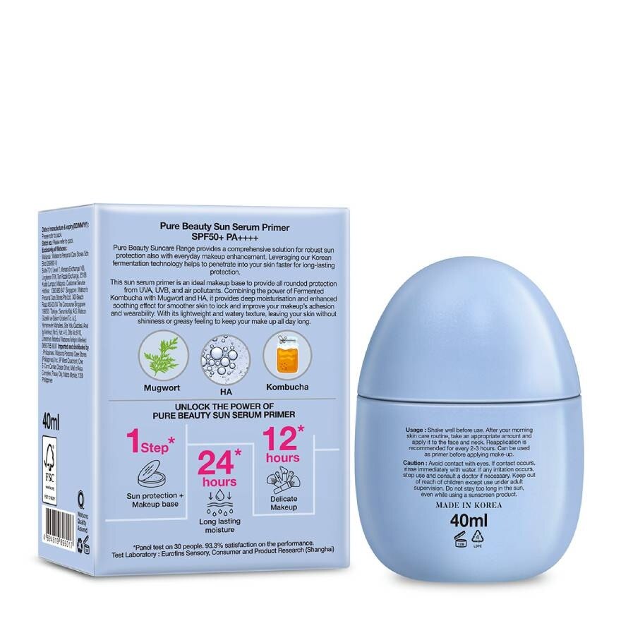 Pure Beauty Sun Serum Primer SPF50+ PA++++ 40ml.