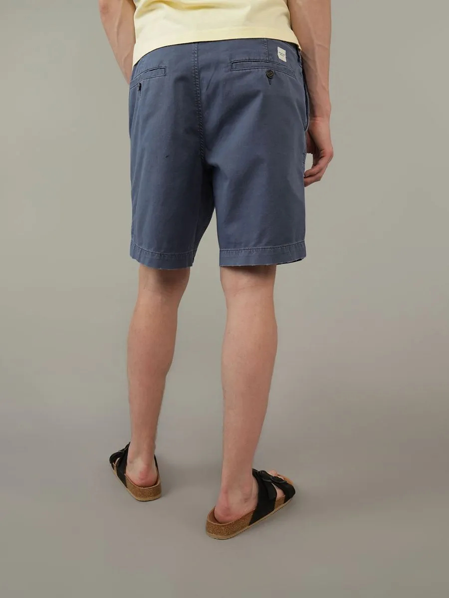 AMERICAN EAGLE MEN 7273 LIVED IN KHAKI SHORT 9 IN 553 CLASSIC NAVY