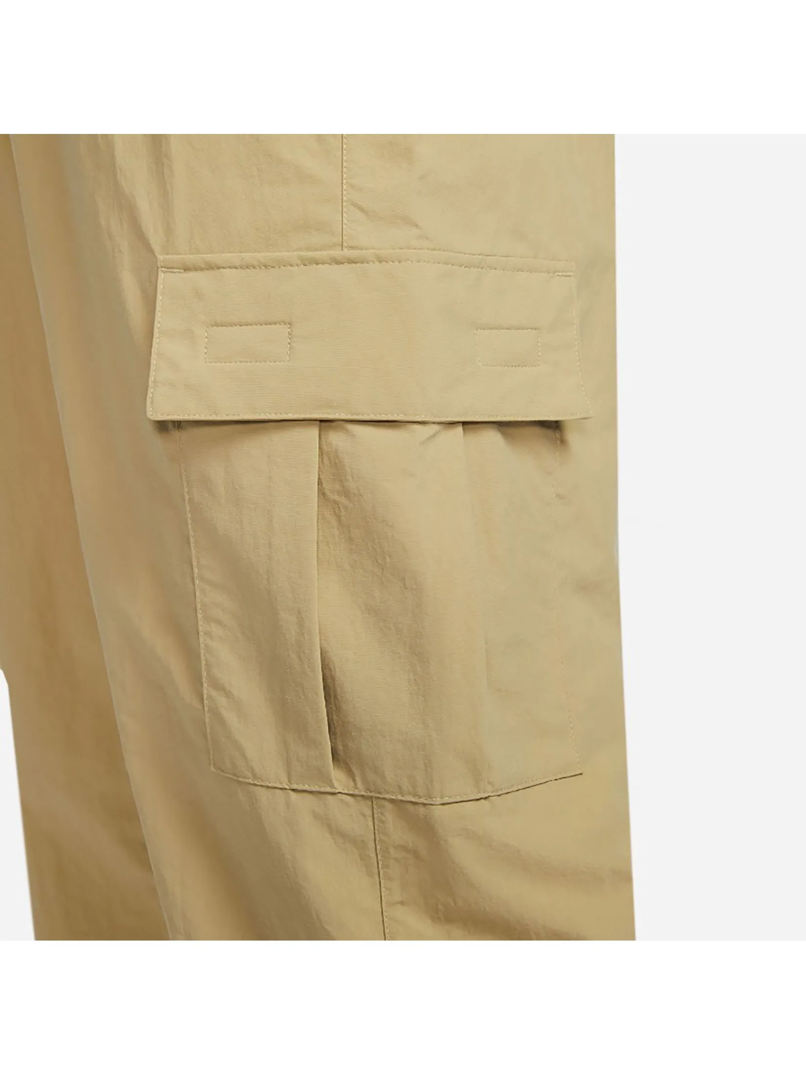NIKE Men Cargo Pants Club Woven Parachute Beige/White