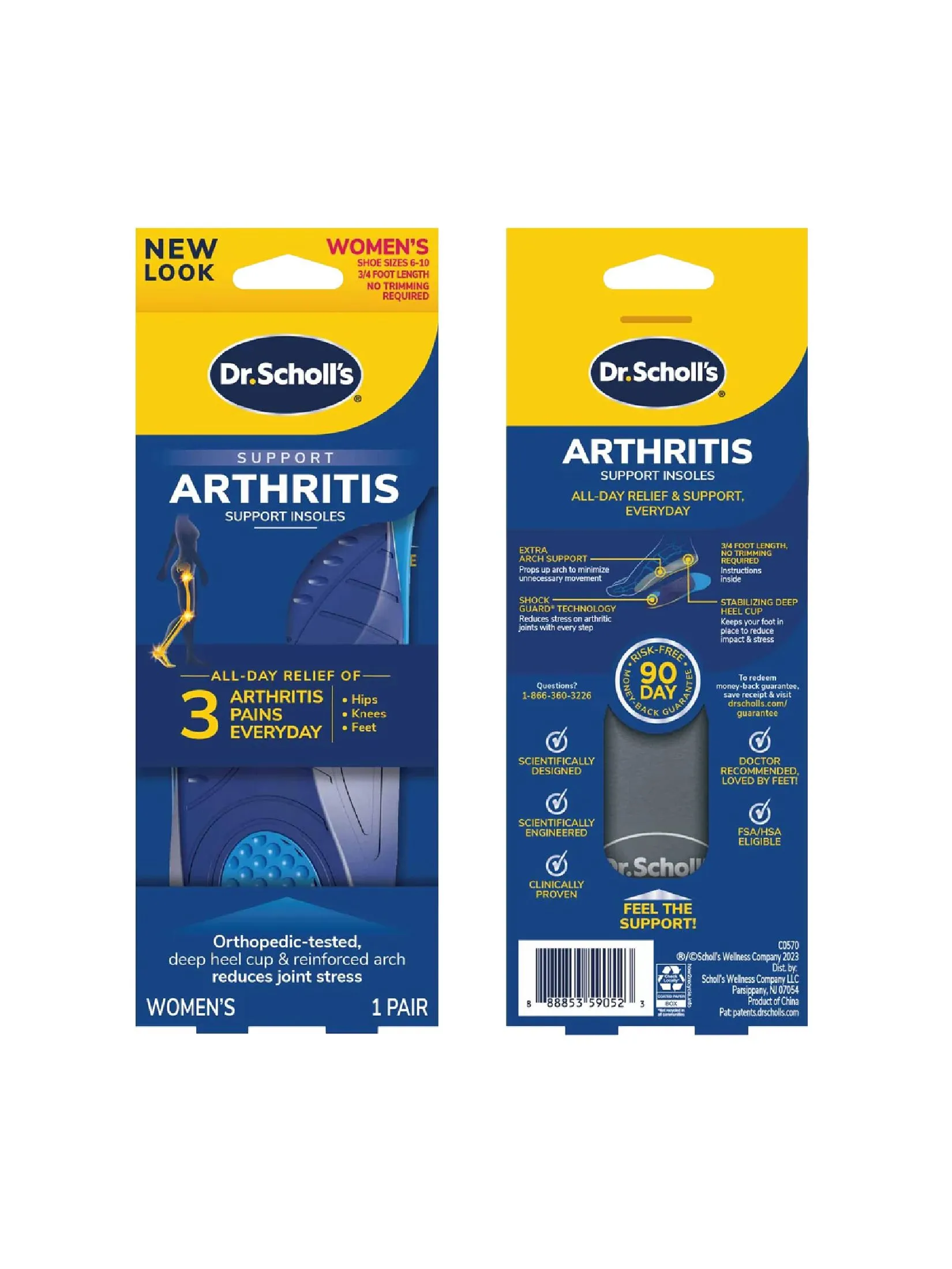 SCHOLL Dr.Scholl's Support Arthritis Support Insoles