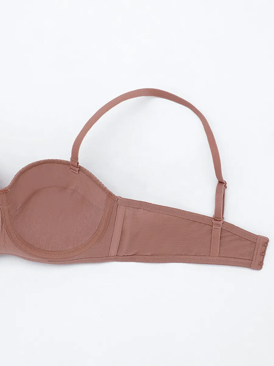 SABINA Soft Doomm Woman Wired Strapless Bra - Dark Orange