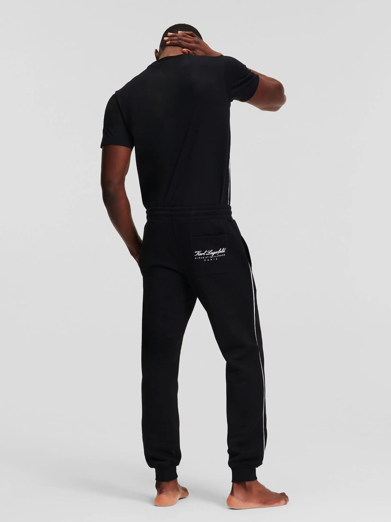 KARL LAGERFELD HOTEL KARL SWEATPANTS BLACK