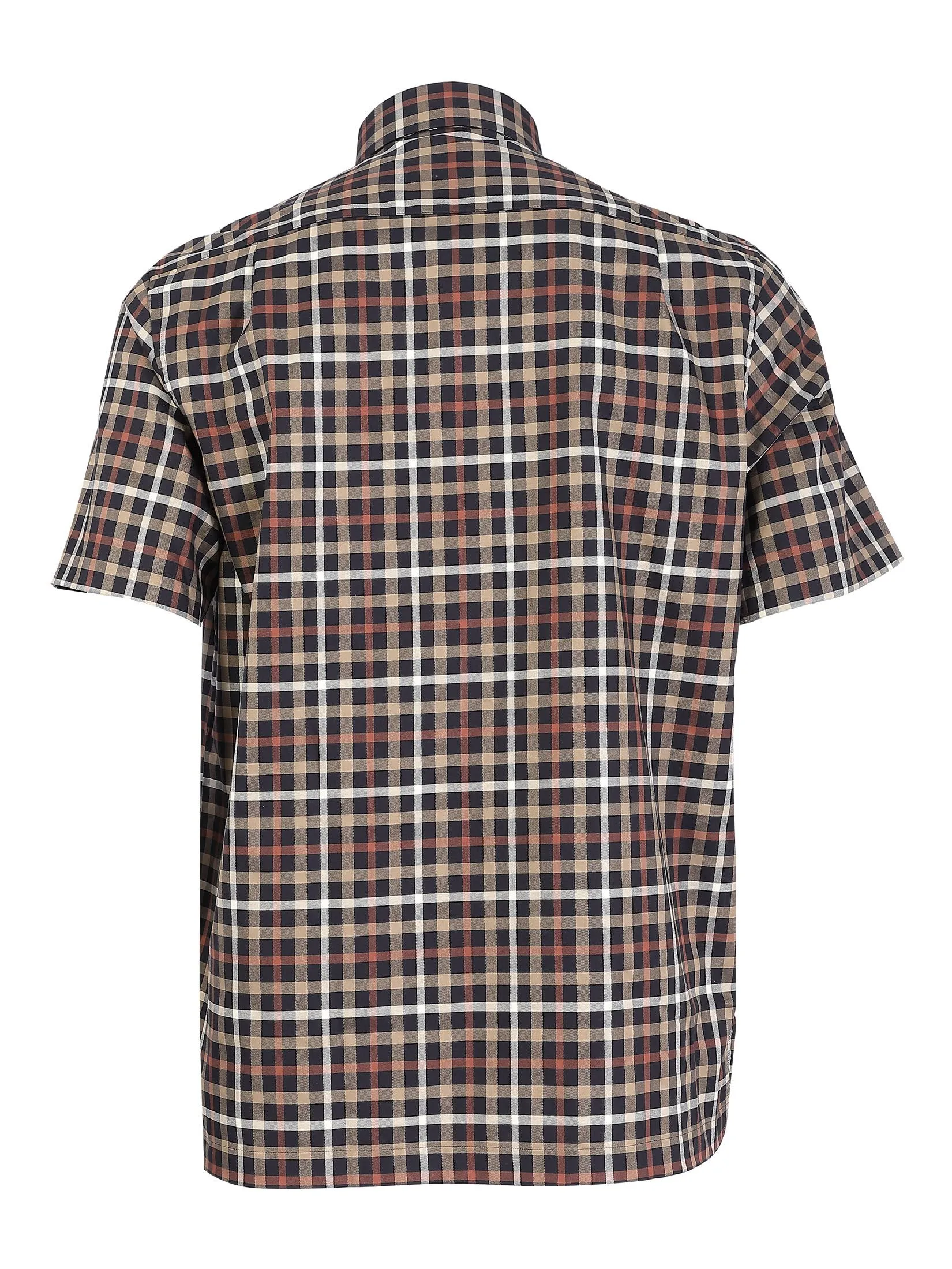 DAKS Men Long Sleeve Shirt Regular Fit Brown