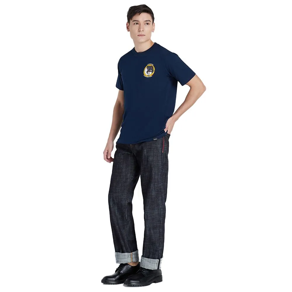 BLACK SHEEP JEANS Dark Blue Straight Fit Jeans 16oz. BSRF-M-ST204