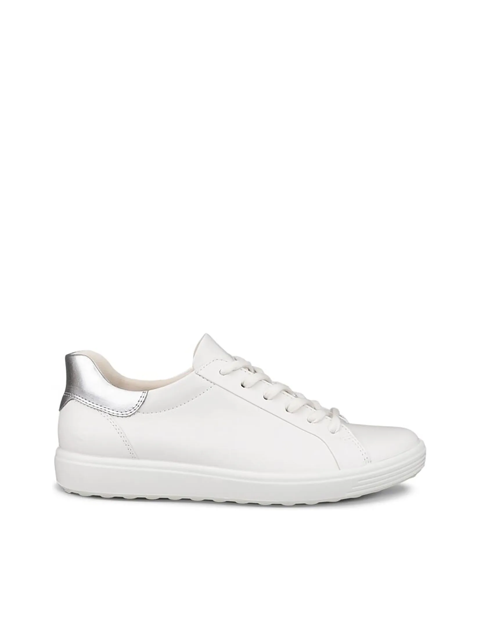 ECCO Women Sneakers Soft7 White/Pure Silver