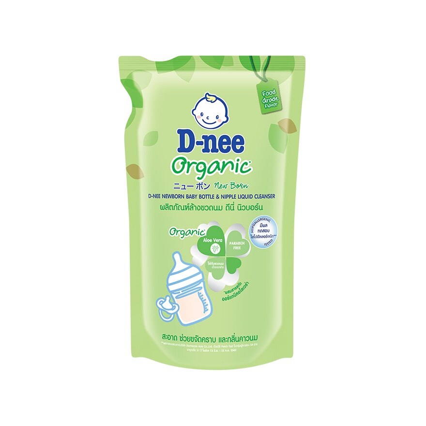 D-nee Baby Bottle  Nipple Cleanser for Newborn Refill 550 Ml. - Green
