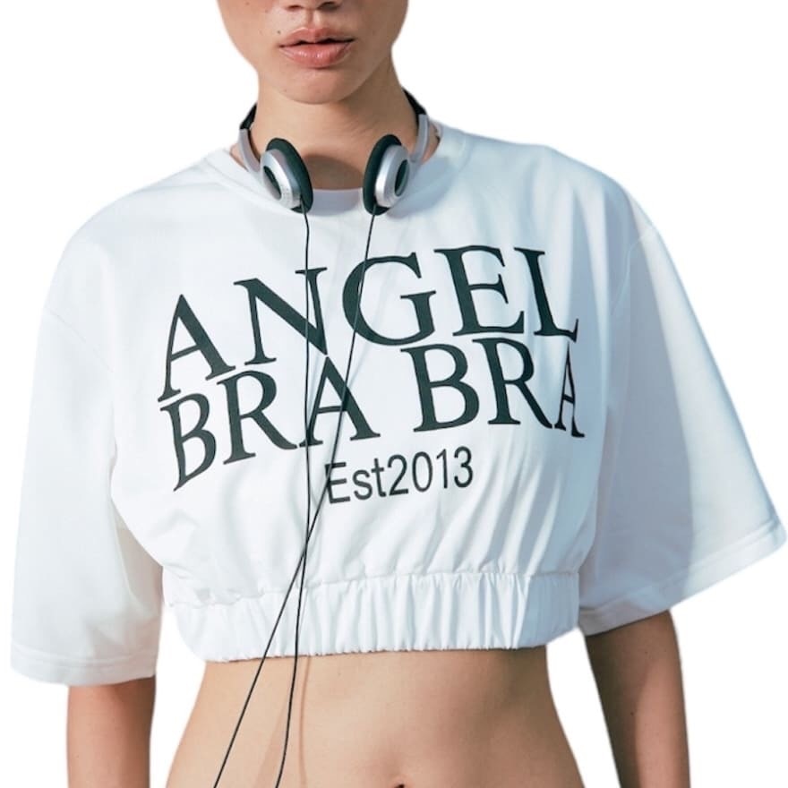 Angel Bra Bra Oversize Cropped Dumpling White