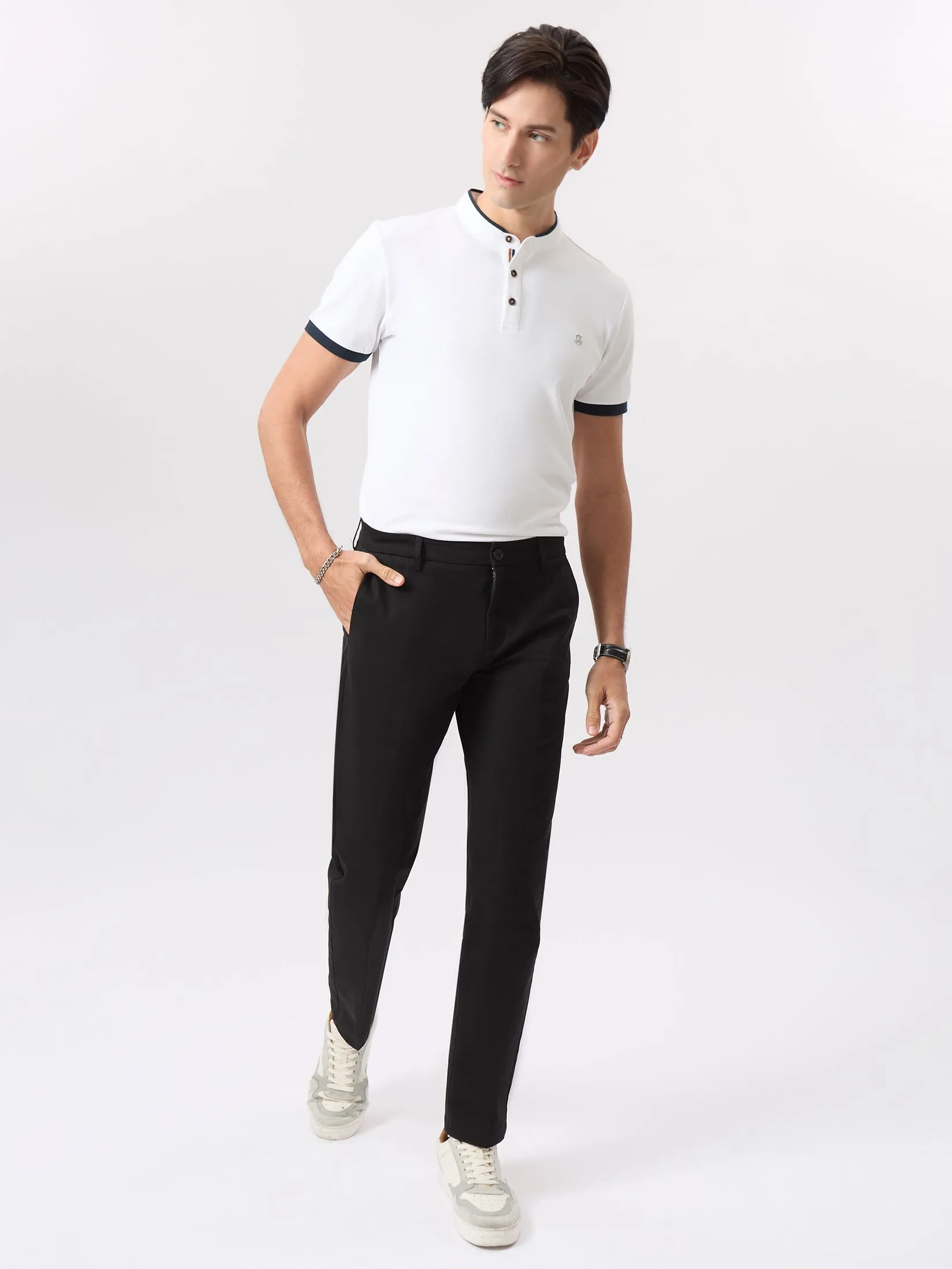 LTD Slim Fit Chino Pants Men Black