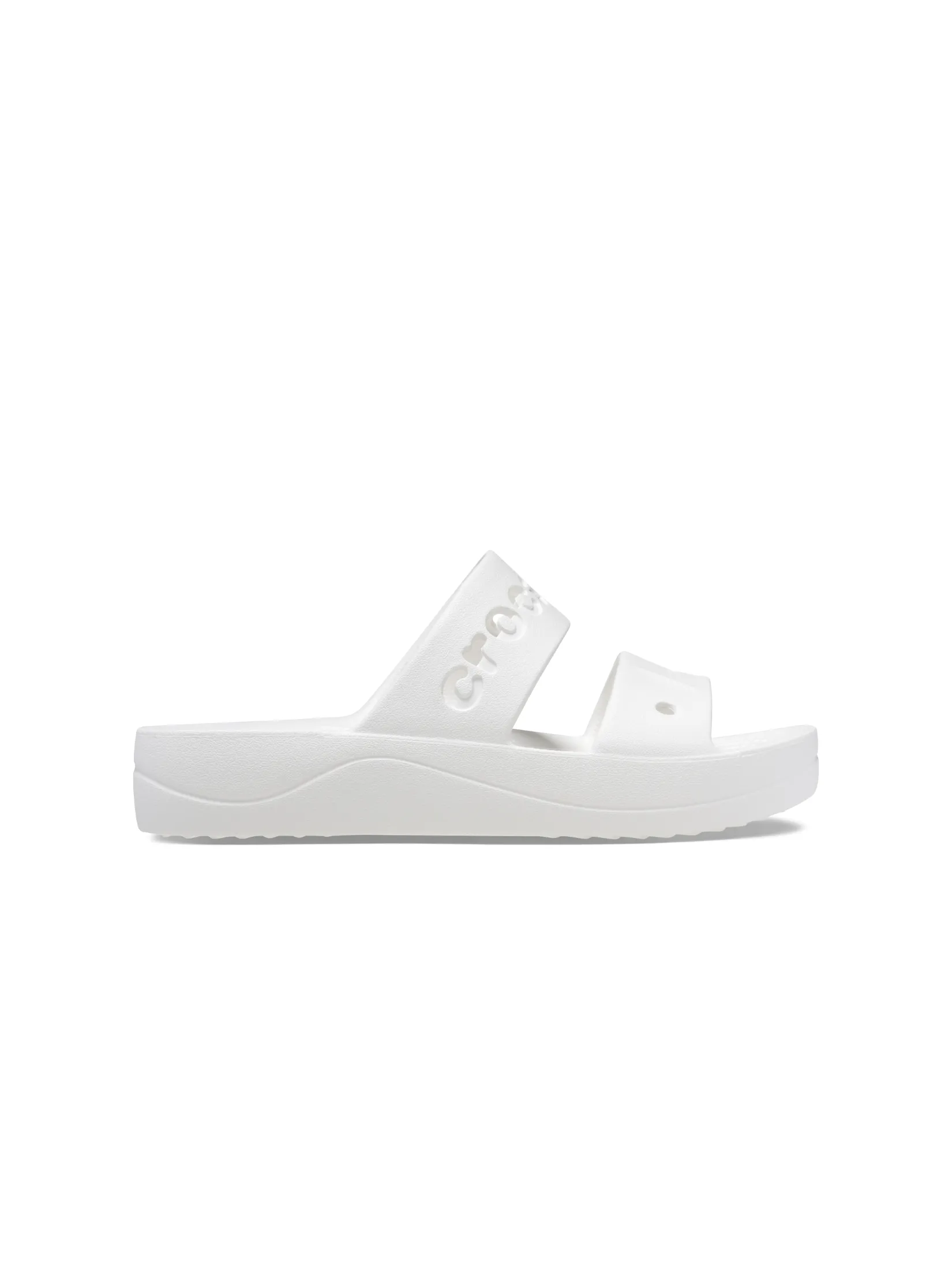 CROCS WOMEN'S  BAYA PLATFORM SANDAL - WHITE