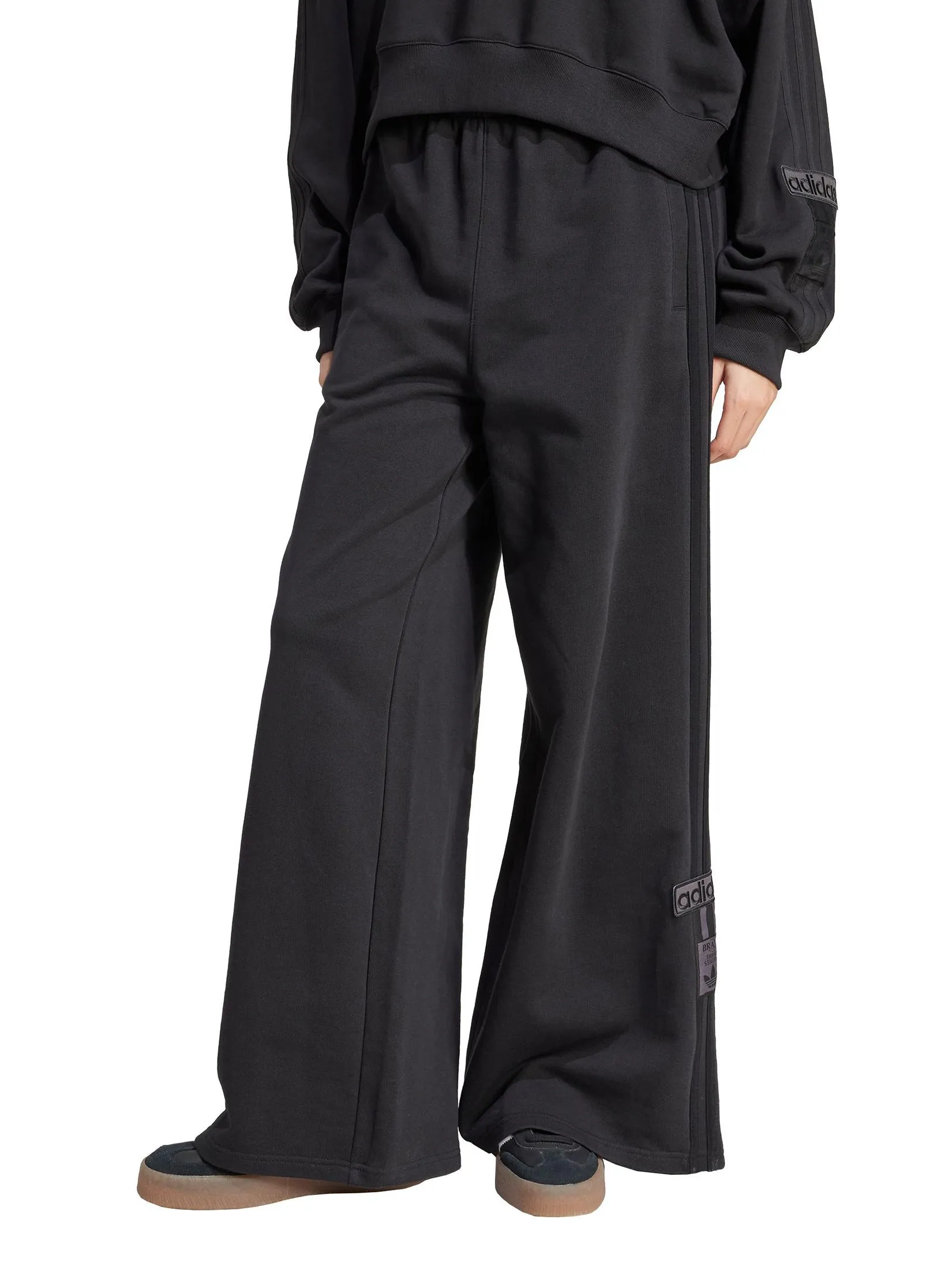ADIDAS Women Joggers Adibreak Adicolor Wide Sweat JW7618 Black