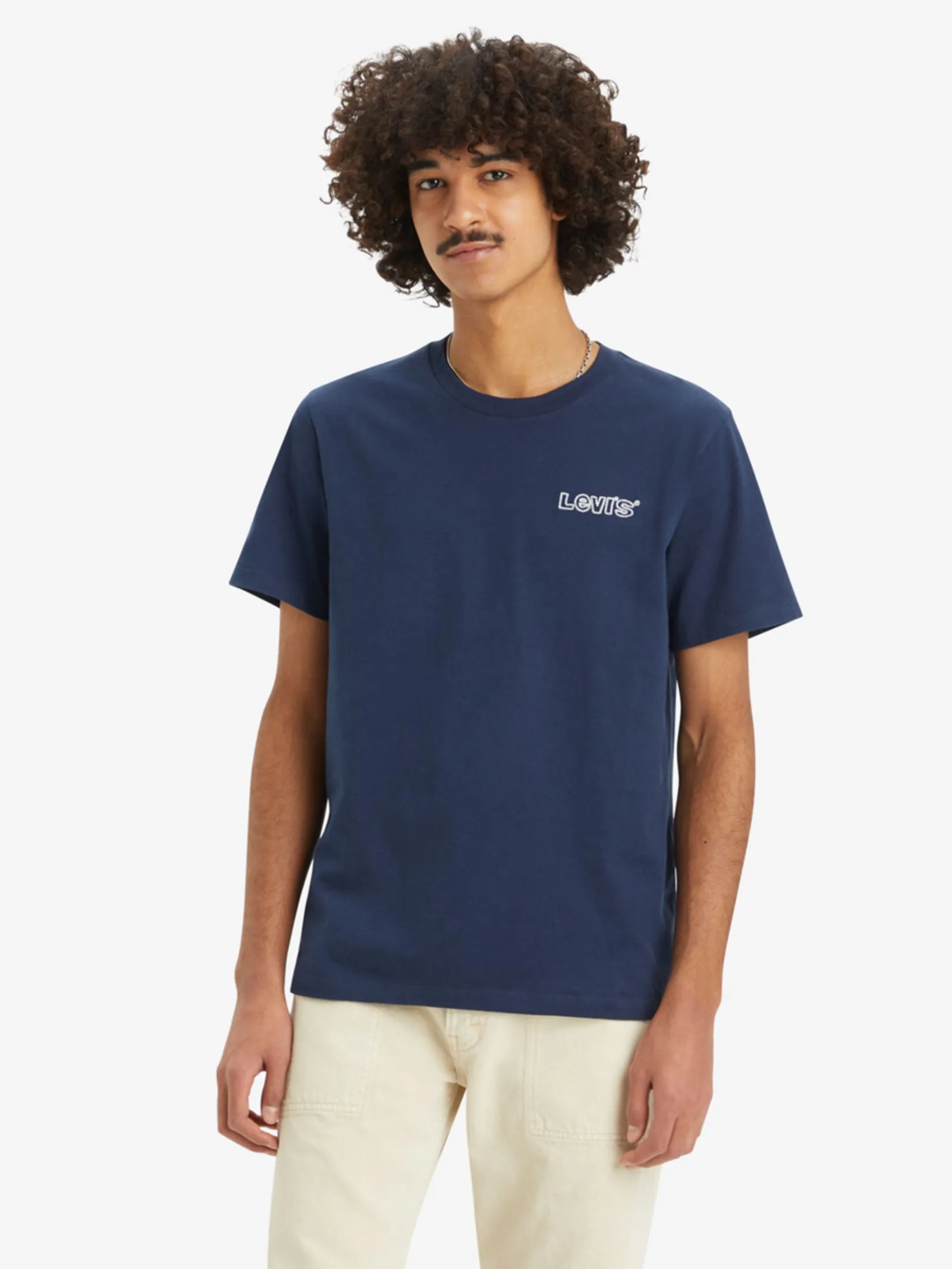 LEVI'S Men's Classic Graphic T-Shirt Navy Blue