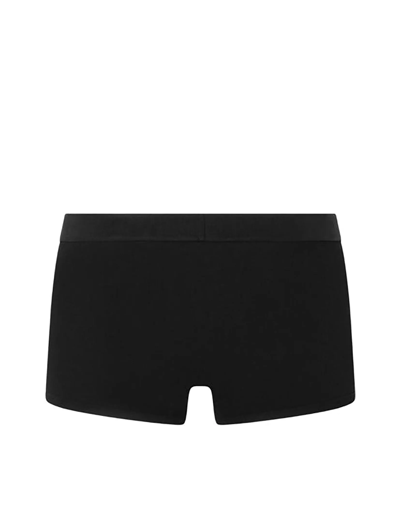 VERSACE UNDERWEAR Men Trunks 90s Vintage Logo Ribbed Black