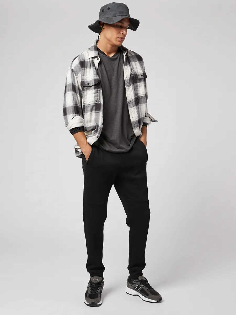 AMERICAN EAGLE MEN  MANCHEGO ACTIVE JOGGER SOLID 001 BLACK