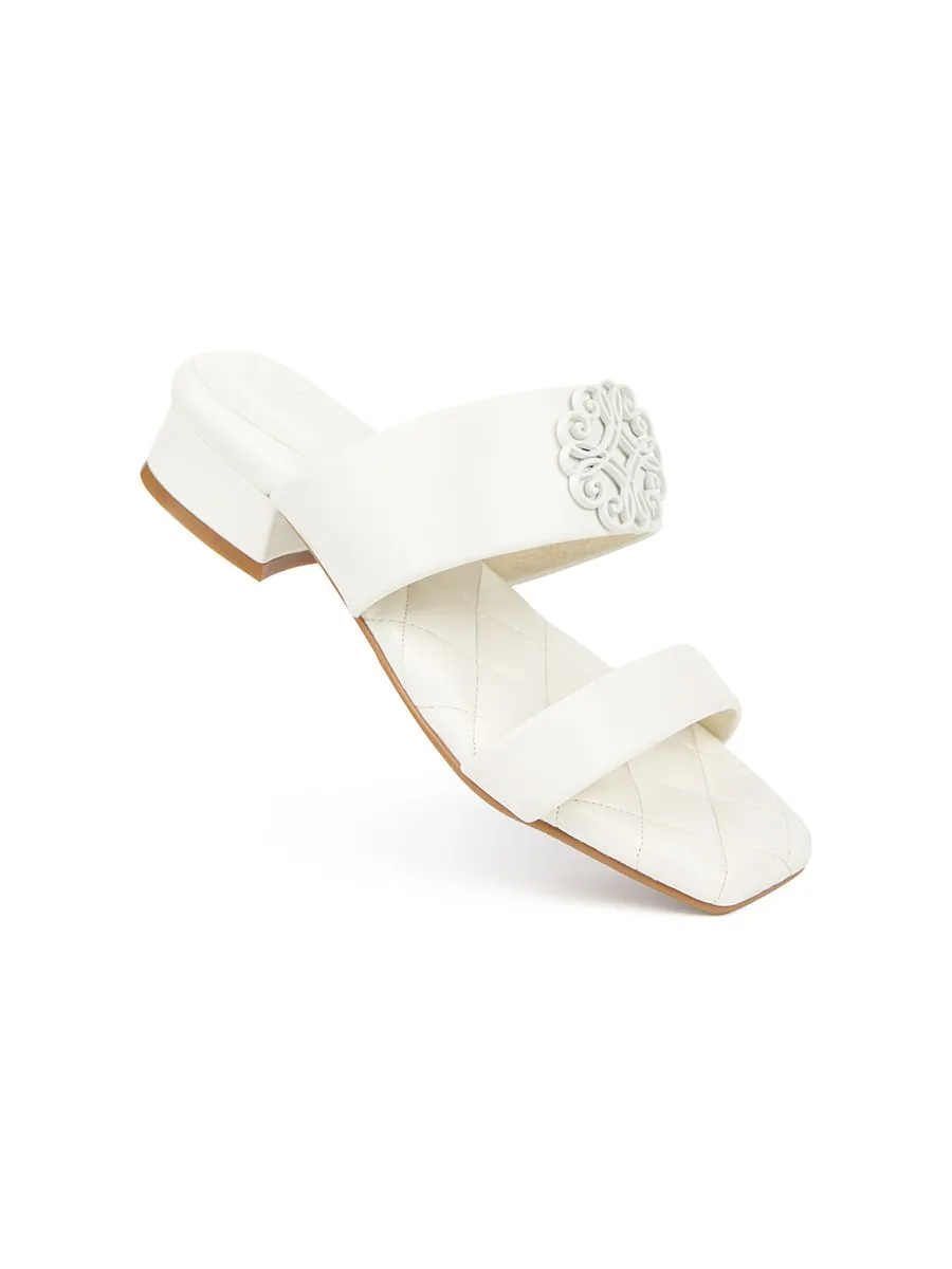 SHU WOMEN  PALETTE SOFT 1" INFINITE HEART ONTONE - WHITE