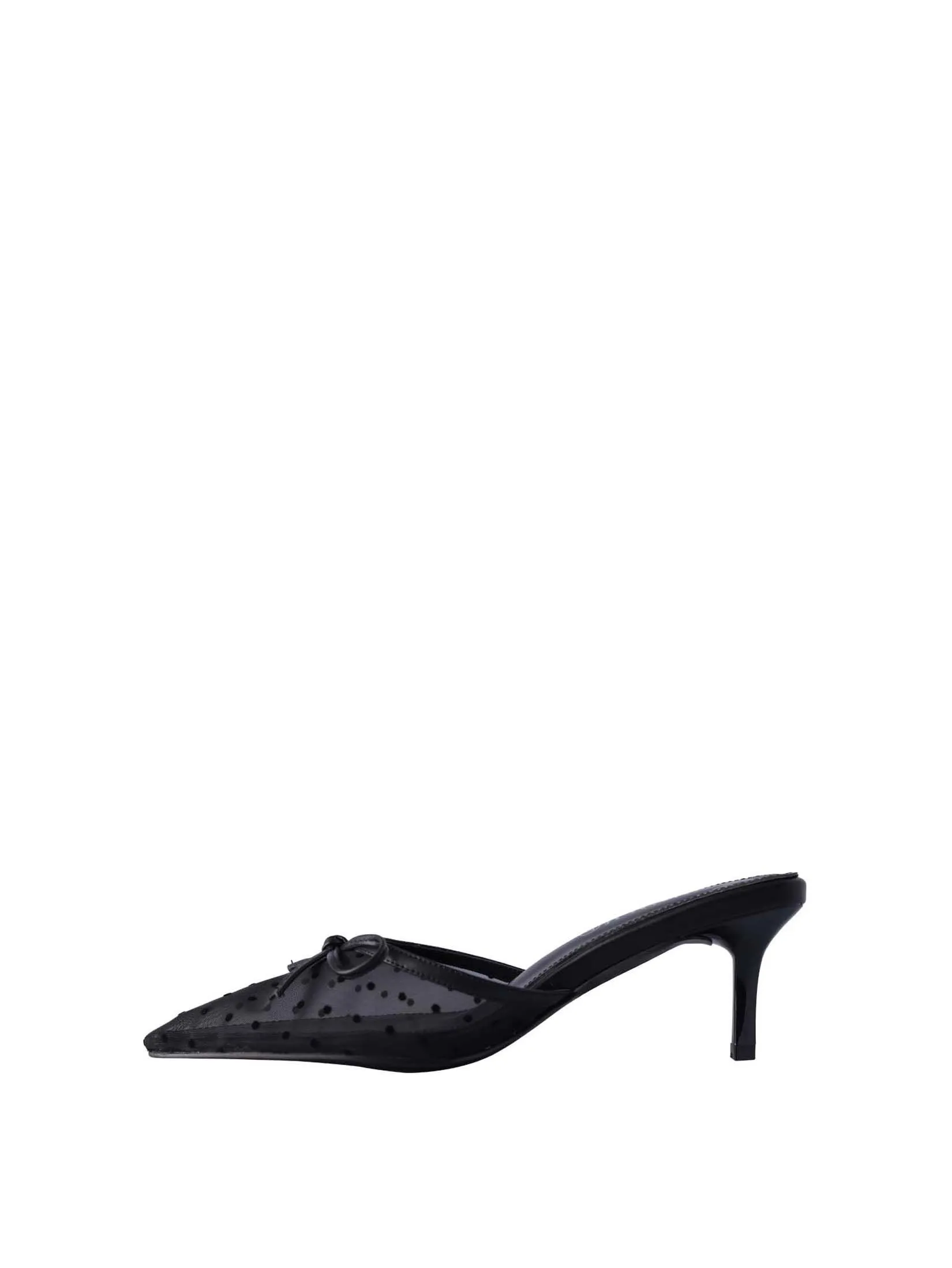 VILLAINS SF MILLY Women's Mule Heels BLACK
