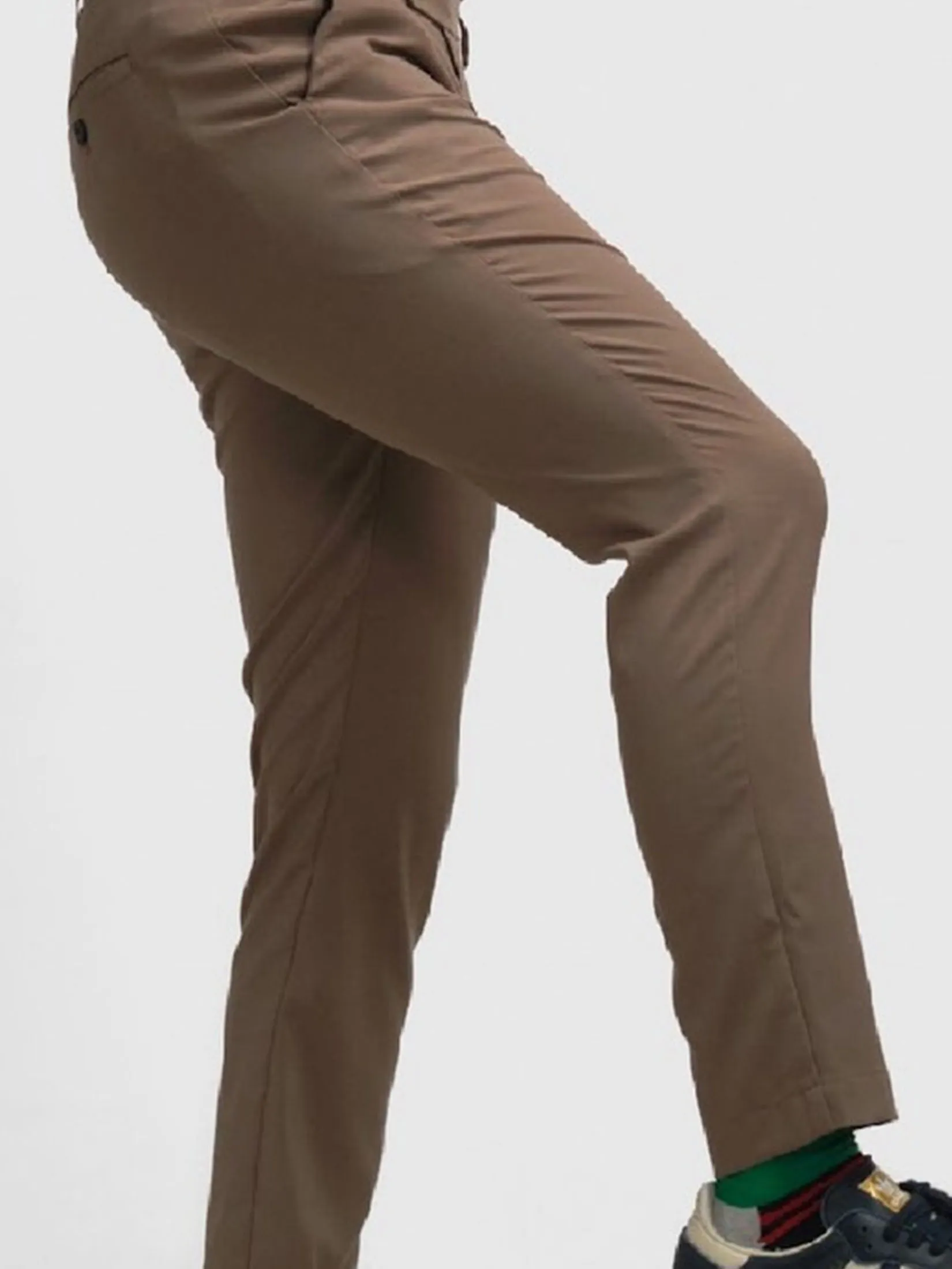 ERA-WON Men s pant skinny Crop Brown