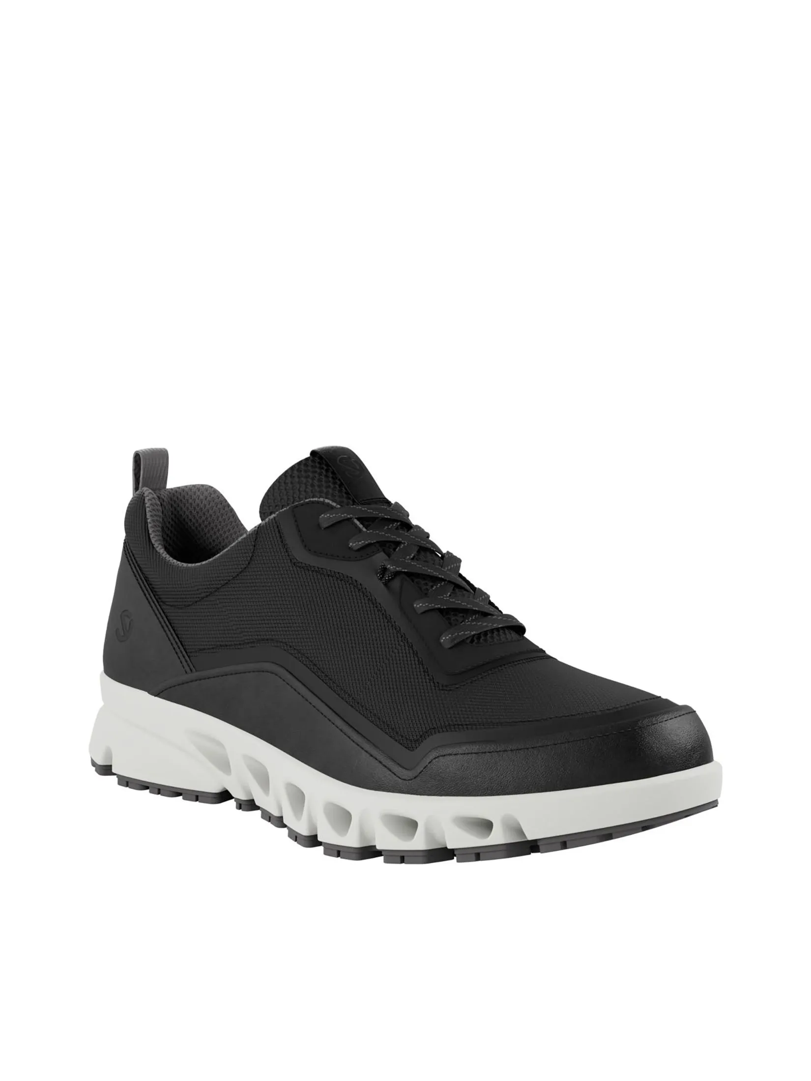 ECCO Men Sneakers Multi-Vent Black/Black/Steel Size - 42 EU